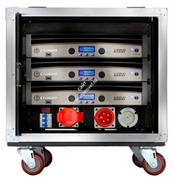 Crown Empty VRACK1200HD Рэк туровый для 3-х усилителей IT12000HD, дистрибьютор питания, коммутационная панель - фото 82977