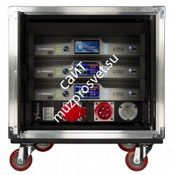 Crown Empty VRACK4x3500HD Рэк туровый для 3-х усилителей IT4x3500HD, дистрибьютор питания, коммутационная панель - фото 82981
