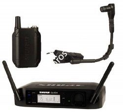 SHURE GLXD14E/B98 Z2 2.4 GHz цифровая радиосистема с микрофоном BETA 98 для духовых музыкальных инструментов - фото 83413