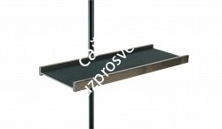 K&M 12211-000-55 деревянный лоток для мелочей, размеры 39х12,5 см, крепится на микрофонную стойку диам. 30мм - фото 83455