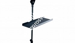 K&M 12218-000-55 алюминиевый лоток для мелочей, войлочное дно, размеры 39х12,5 см, для микрофонной стойки диам. 30мм - фото 83456