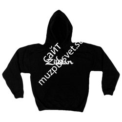 ZILDJIAN T7102 CLASSIC SWEAT SHIRT M толстовка с капюшоном, чёрная, размер M - фото 83511