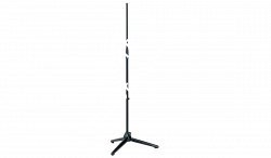 K&M 20000-300-55 прямая микрофонная стойка на треноге, высота 910-1615 мм, материал сталь, цвет черный - фото 84388