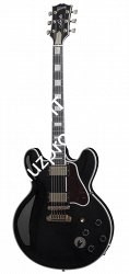 GIBSON MEMPHIS B.B. KING'S LUCILLE EBONY полуакустическая электрогитара с кейсом, цвет чёрный - фото 84577
