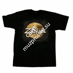 ZILDJIAN T4582 HAND-DRAWN CYMBAL TEE MEDIUM футболка с изображением тарелки, размер - M - фото 84640