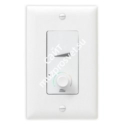 BSS EC-V WHT настенная панель управления серии Contrio. Подключение Ethernet, вращающийся регулятор громкости, цвет белый - фото 84663