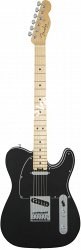 FENDER American Elite Telecaster®, Maple Fingerboard, Mystic Black электрогитара, цвет черный - фото 85397