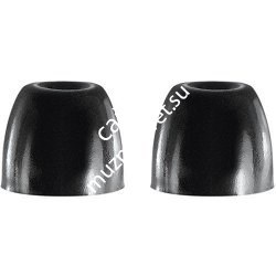 SHURE EABKF1-10L мягкие черные вставки для наушников SE215, SE315, SE425, SE535, SE846 (5 пар), большие - фото 85616