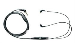 SHURE EAC64BK отсоединяемый кабель для наушников SE215, SE315, SE425, SE535, черный - фото 85625