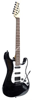 ROCKDALE DS-ST112-BK электрогитара, форма стратокастер, цвет черный - фото 85882