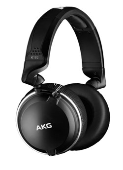 AKG K182 профессиональные закрытые мониторные наушники, 10 Hz - 28 kHz, отсоединяемый кабель - фото 85985