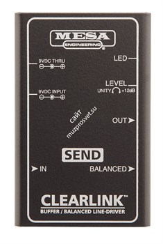 MESA BOOGIE CLEARLINK™ (SEND) OUTPUT BUFFER & BALANCED LINE-DRIVER - линейный драйвер/буфер сигнала - фото 85995