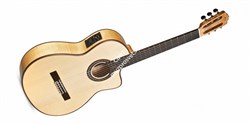 CORDOBA LUTHIER GK Pro, классическая гитара, топ - ель, дека - кипарис, тембр блок - Fishman, жесткий влагозащитный кейс - фото 86159