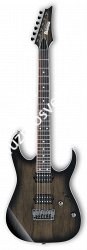 IBANEZ RG652LWFX-AGB Prestige, электрогитара, цвет натурального дерева с полупрозрачной черной окантовкой, жесткий кейс в компле - фото 86297
