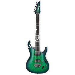 IBANEZ S6521Q-SLG Prestige, электрогитара, цвет бирюзово-синий полупрозрачный бёрст, жесткий кейс в комплекте - фото 86305