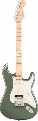 FENDER AM PRO STRAT HSS SHAW MN ATO электрогитара American Pro Stratocaster, HSS, цвет антик олив, кленовая накладка грифа - фото 86535
