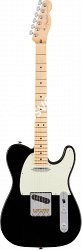 FENDER AM PRO TELE MN BK электрогитара American Pro Telecaster, цвет черный, кленовая накладка грифа - фото 86619