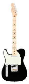 FENDER AM PRO TELE LH MN BLK электрогитара American Pro Telecaster, леворукая, цвет черный, кленовая накладка грифа - фото 86656