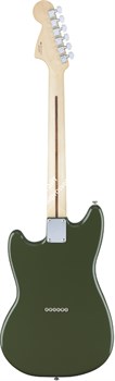 FENDER MUSTANG MN Olive электрогитара MUSTANG, цвет олив, кленовая накладка грифа - фото 86850