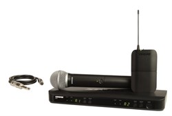 SHURE BLX1288E/SM58 M17 662-686 MHz двухканальная радиосистема с поясным передатчиком BLX1 и ручным передатчиком SM58 - фото 87028