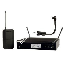 SHURE BLX14RE/B98 M17 662-686 MHz радиосистема с микрофоном BETA 98 для духовых инструментов. Кронштейны для крепления в рэк - фото 87066