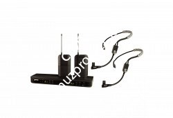 SHURE BLX188E/SM35 M17 662-686 MHz двухканальная радиосистема с двумя головными микрофонами SM35 - фото 87131