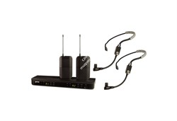 SHURE BLX188E/SM35 M17 662-686 MHz двухканальная радиосистема с двумя головными микрофонами SM35 - фото 87132