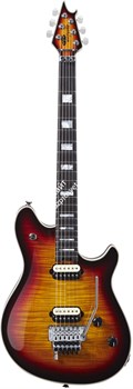 EVH Wolfgang USA, Ebony Fingerboard, 5A Flame Top, 3-Tone Burst Электрогитара EVH Wolfgang USA Custom Deluxe, цвет санберст - фото 89172