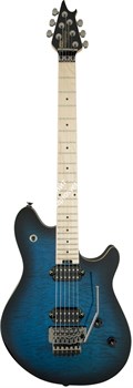 EVH® Wolfgang® WG Standard, Quilt Maple Top, Maple Fingerboard, Transparent Blue Burst Электрогитара, цв. полупрозрачный голубой - фото 89226