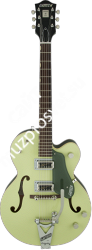 Gretsch G6118T-60 Vintage Select Edition '60 Anniv. Hollow B., Bigsby, TV Jones, 2-T Smoke Green Электрогитара цв. дымчатый зел. - фото 89267