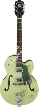 Gretsch G6118T-60 Vintage Select Edition '60 Anniv. Hollow B., Bigsby, TV Jones, 2-T Smoke Green Электрогитара цв. дымчатый зел. - фото 89268