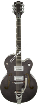 Gretsch G6120SH-2TBLK Brian Setzer 2-Tone Hot Rod, Bigsby, TV Jones, Tuxedo Black Электрогитара полуакустич., цв. черный - фото 89346