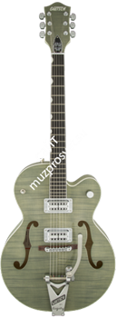 Gretsch G6120SH-HGRN Brian Setzer 2-T Hot Rod, Bigsby, TV Jones, Highland Green Электрогитара полуакуст., цв. серо-зеленый - фото 89350