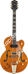 Gretsch G6120 Eddie Cochran Signature Hollow Body, Bigsby, RW F-board, Western Maple Stain Электрогитара п/а, цв. оранжевый - фото 89381