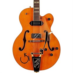 Gretsch G6120 Eddie Cochran Signature Hollow Body, Bigsby, RW F-board, Western Maple Stain Электрогитара п/а, цв. оранжевый - фото 89383