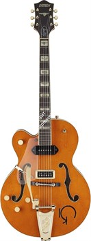 Gretsch G6120LH Eddie Cochran Signature Hollow, Bigsby, Left-Hand, RW, Western Maple Stain Электрогитара п/а, левост.,оранжевый - фото 89422