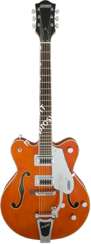 Gretsch G5422T Electromatic® Hollow Body Double-Cut with Bigsby®, Orange Stain Электрогитара полуакустическая, цвет оранжевый - фото 89439