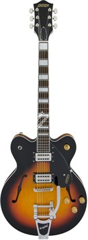 Gretsch G2622T Streamliner Center Block, Bigsby, Broad'Tron, Aged Brooklyn Burst Электрогитара полуакустическая, цвет санберст - фото 89536