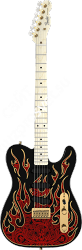 FENDER James Burton Telecaster, Maple Fingerboard, Red Paisley Flames Электрогитара - фото 89622
