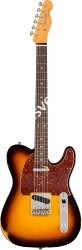 Fender Custom Shop 1961 Relic Telecaster, Rosewood Fingerboard, Faded 3-Color Sunburst Электрогитара - фото 90015