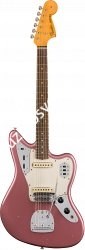 Fender Custom Shop 1963 Journeyman Relic Jaguar, Rosewood Fingerboard, Aged Burgundy Mist Metallic Электрогитара - фото 90041