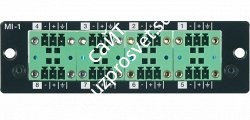 Electro-Voice MI-1 8 Канальная Mic/Line карта входв, с программируемуым уровнем усиления преампов и фантомным питанием,100 MIP - фото 90610