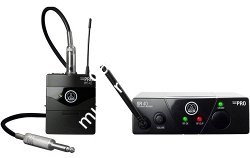 AKG WMS40 Mini Instrumental Set BD US25C (539.300) инструментальная радиосистема с поясным передатчиком и кабелем - фото 90668