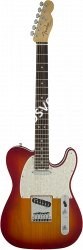 FENDER American Elite Telecaster®, Ebony Fingerboard, Aged Cherry Burst электрогитара, цвет вишневый санберст, накладка грифа ч - фото 90769