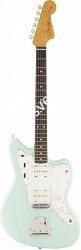 FENDER CLSC 60S JAZMSTR LAQ PF SFG электрогитара, цвет зеленый, накладка грифа Пао Ферро - фото 90836