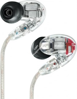 SHURE SE846-CL-EFS наушники внутриканальные (наушники вставные), трехполосные, с четырьмя драйверами, прозрачные - фото 91308