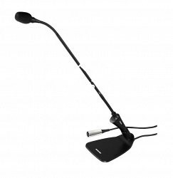 SHURE CVG18D-B/C конденсаторный кардиоидный микрофон гусиная шея на подставке, длина 45 см. - фото 91677