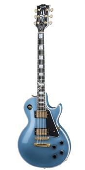 GIBSON CUSTOM LES PAUL CUSTOM PELHAM BLUE электрогитара с кейсом, цвет синий, фурнитура Gold - фото 91760