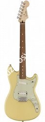FENDER Duo-Sonic HS Pau Ferro Fingerboard Canary Diamond электрогитара Duo-Sonic HS, цвет канарский бриллиант, накладка грифа - фото 91960