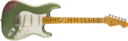 FENDER LIMITED EDITION RELIC '64 SPECIAL STRAT - AGED SAGE GREEN METALLIC OVER CHAMPAGNE SPARKLE электрогитара RELIC '64 SPECIAL - фото 92061